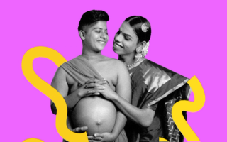 trans couple child india