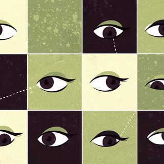 don't know where to look while talking to someone