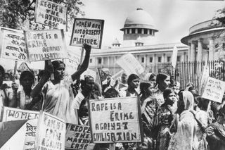 Indian women mobilising around gender issues