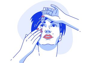 why do eye drops sting