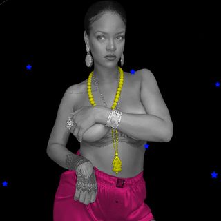 rihanna ganesha necklace