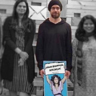 Jack Dorsey smash brahminical patriarchy