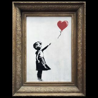 Banksy painting