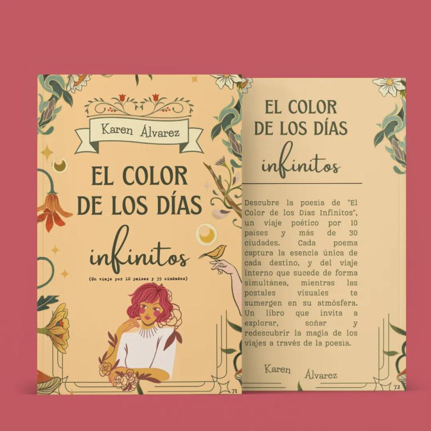 El color de los días infinitos  - mockup