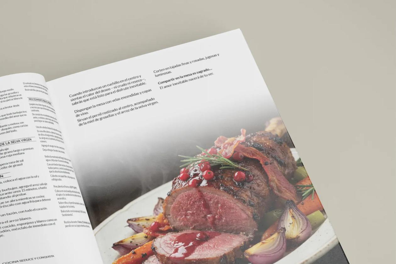 Cocina seduce y conquista - mockup
