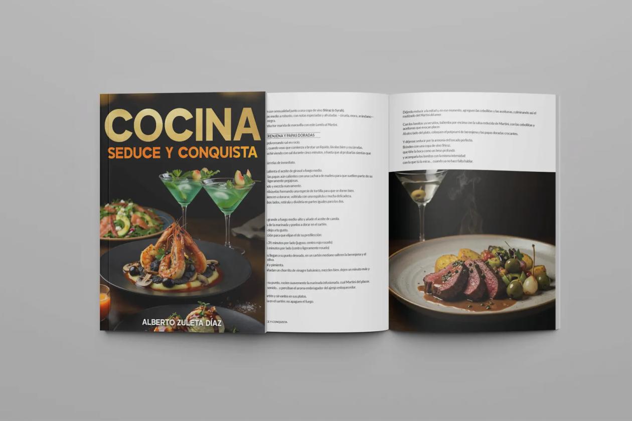Cocina seduce y conquista - mockup