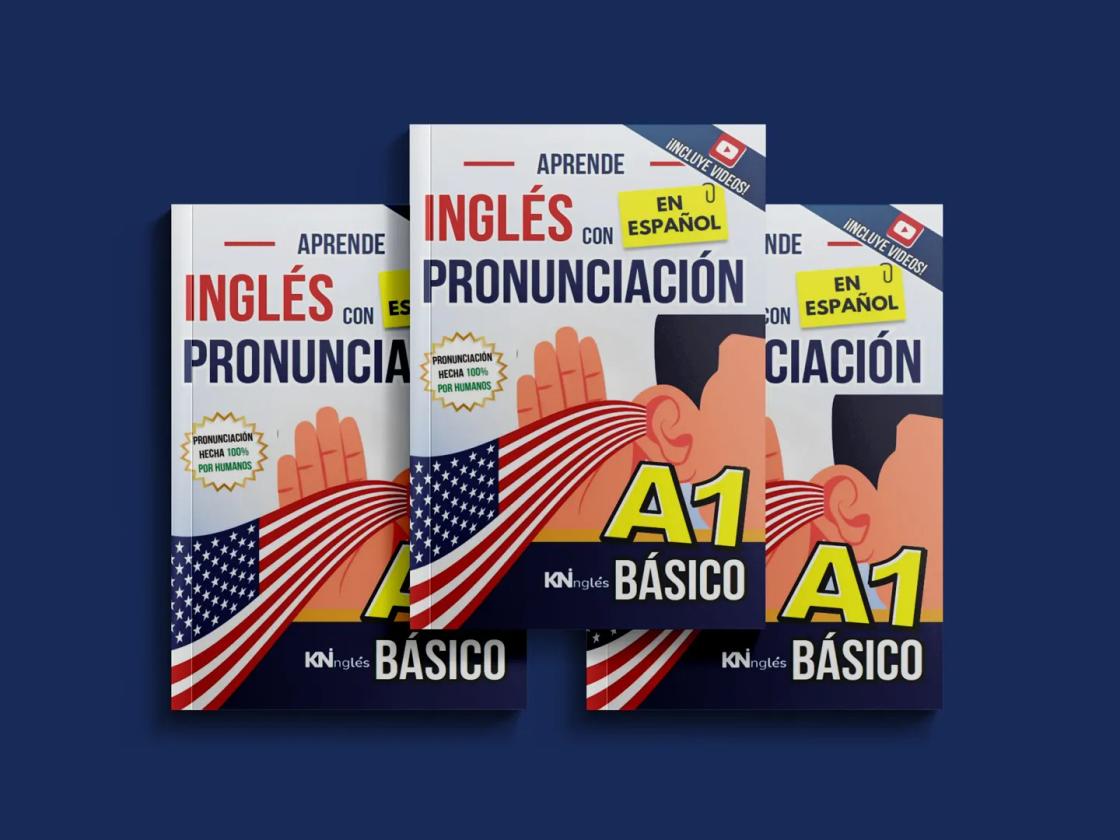 APRENDE INGLÉS CON PRONUNCIACIÓN EN ESPAÑOL - NIVEL BÁSICO A1 - mockup