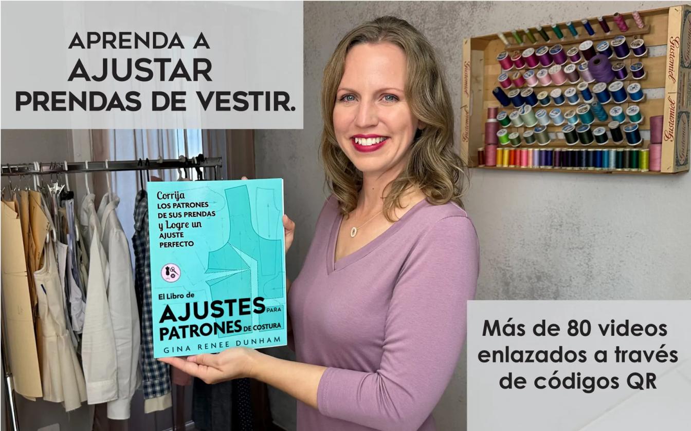 El libro de ajustes para patrones de costura - mockup