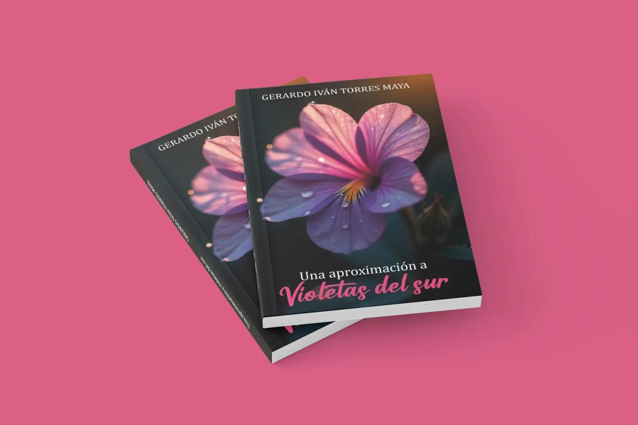 Una aproximación a violetas del sur - mockup