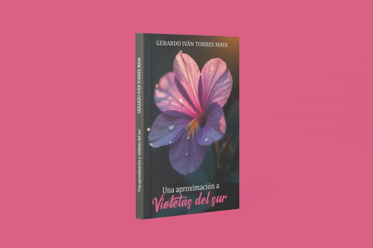 Una aproximación a violetas del sur - mockup
