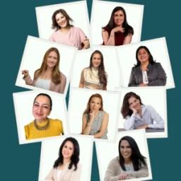 Carolina Sequera, Jennie Spadaffor Rojas, Maia Domínguez, Cecilia Dulcey, Johanna Rodríguez, Eugenia Espinoza, Lorenza de Teresa Muñoz, Anel Sánchez de los Monteros, Rosalba Treviño y Claudia Ramírez Arauzo