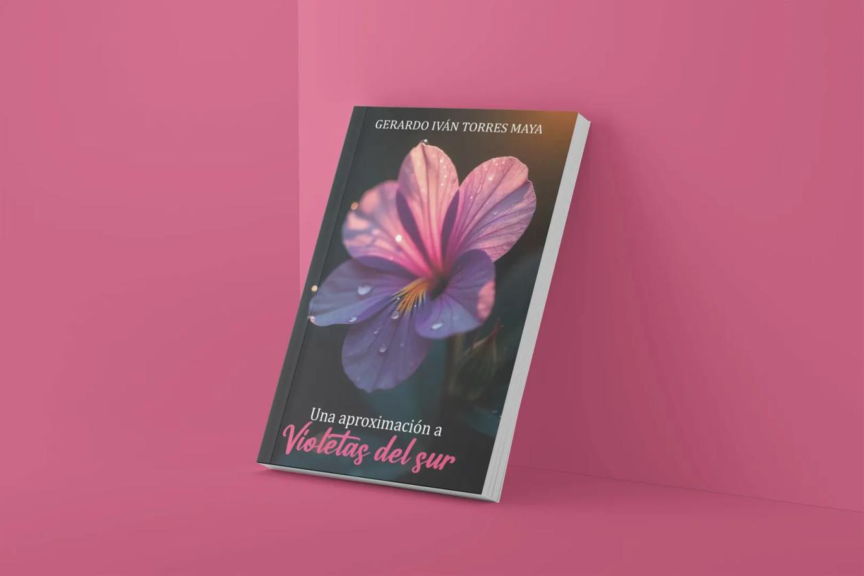 Una aproximación a violetas del sur - mockup