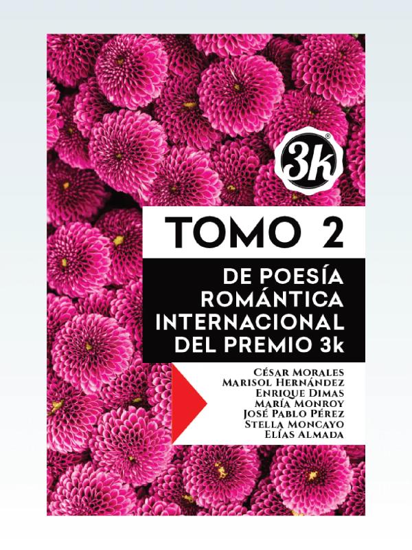 Portada de Tomo 2 de Poesía Romántica Internacional del Premio 3k