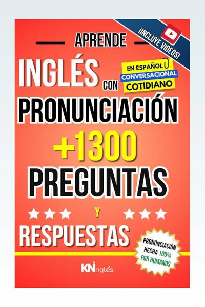 Portada de APRENDE INGLÉS CON PRONUNCIACIÓN EN ESPAÑOL - CONVERSACIONAL BÁSICO 1