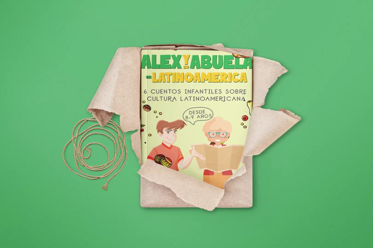Alex y su abuela en Latinoamérica - mockup