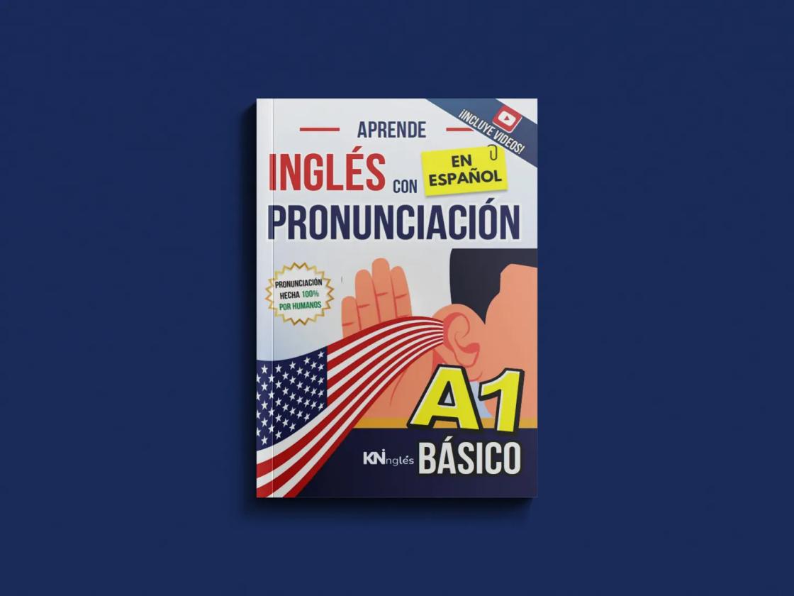 APRENDE INGLÉS CON PRONUNCIACIÓN EN ESPAÑOL - NIVEL BÁSICO A1 - mockup
