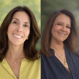 Foto de Rosa Elena Bonilla y Martha Helena López