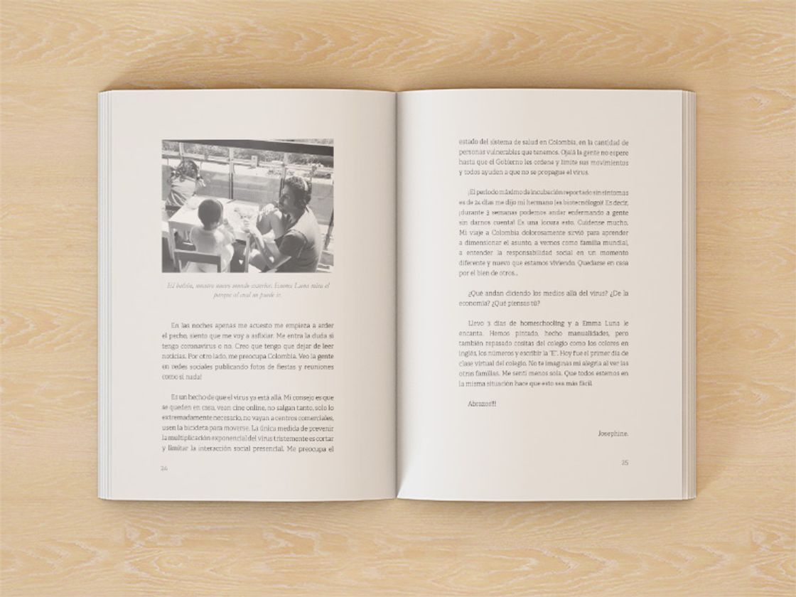 Cartas de Cuarentena - mockup