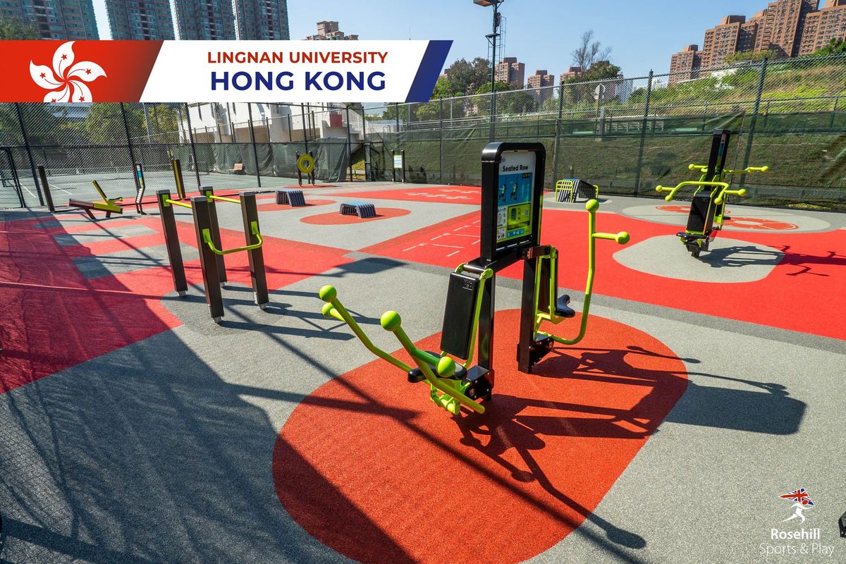 Lingnan University's Outdoor Fitness Gym - Image 1