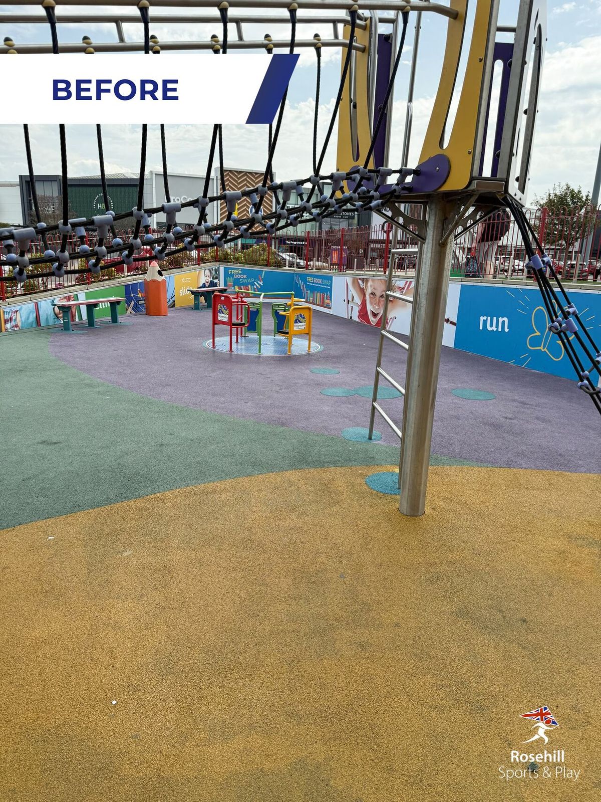 Fresh Softfall Surface At The Fort Kinnaird Shopping Centre Playground - Image 3