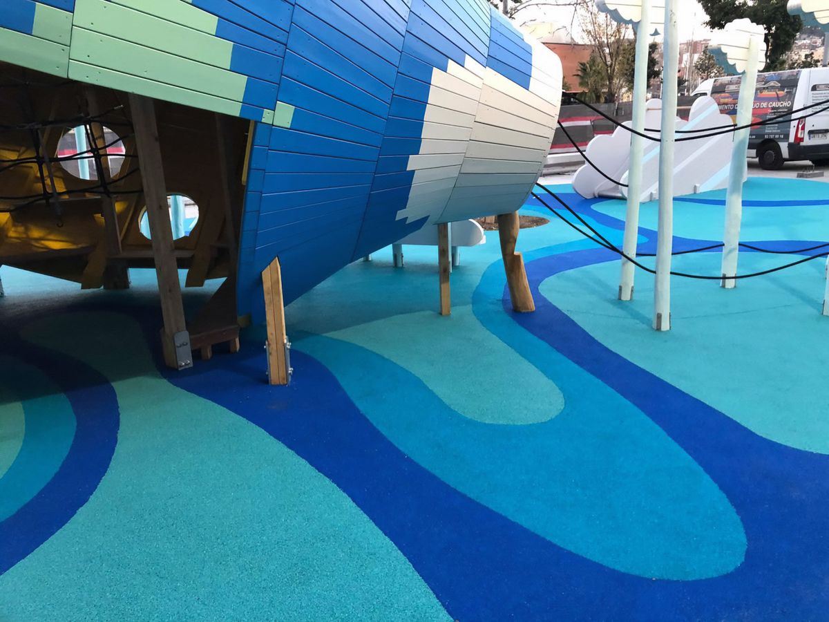 Earth-Themed Play Space Located Outside Vall D'Hebron Children's Hospital - Image 3 - Image 3