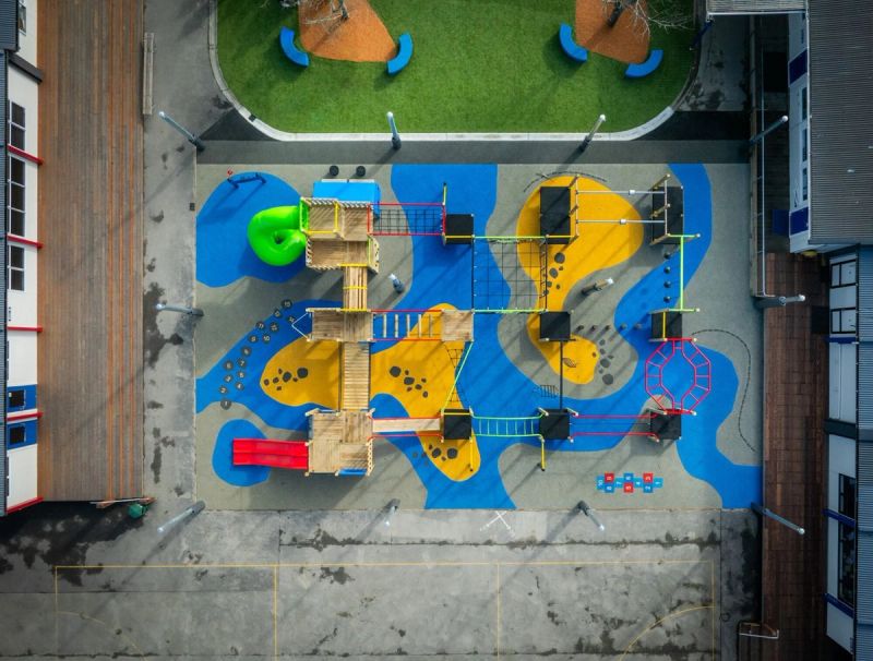 Hillview Christian School's Vibrant New Playground
