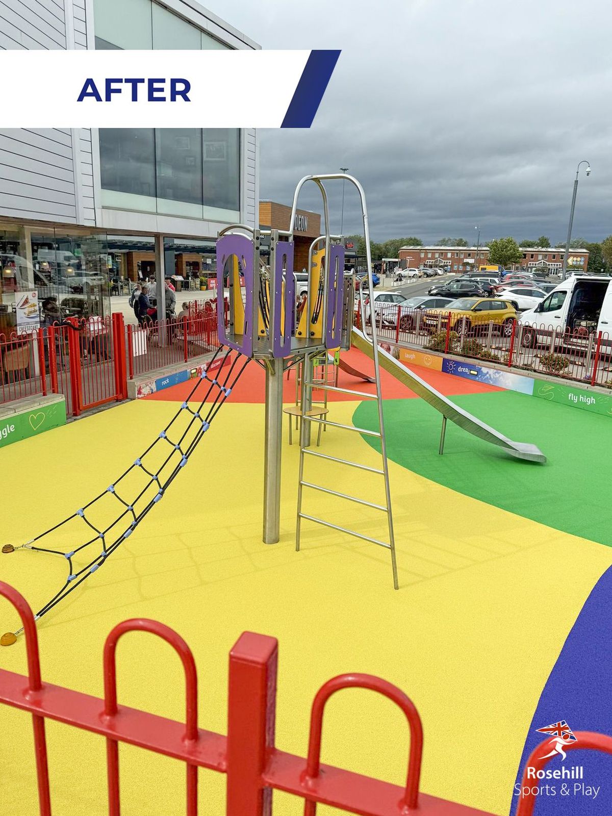 Fresh Softfall Surface At The Fort Kinnaird Shopping Centre Playground - Image 1