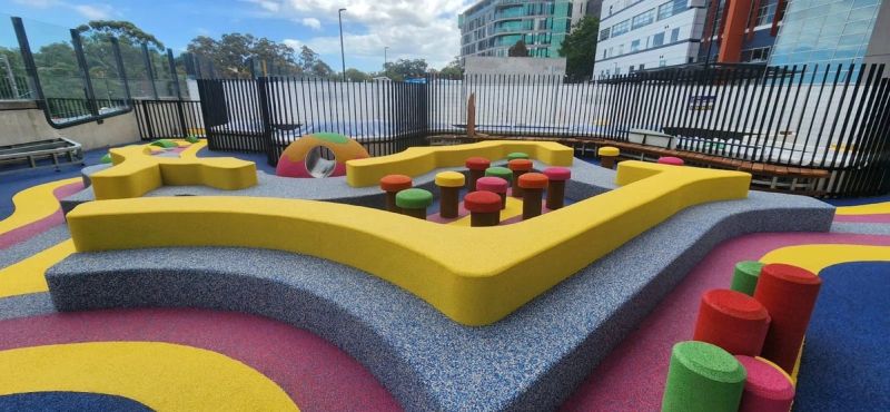 Rosehill TPV Softfall Surface Installed