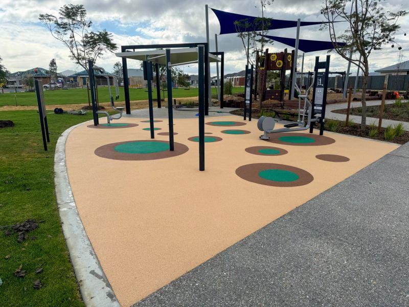 New Surface At Outdoor Gym In Baldivis