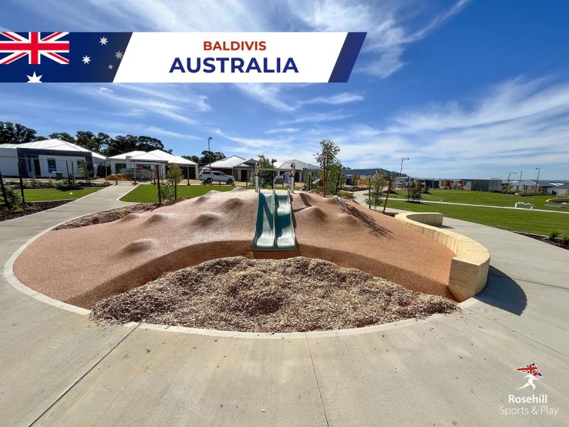 Newly completed playground in Baldivis