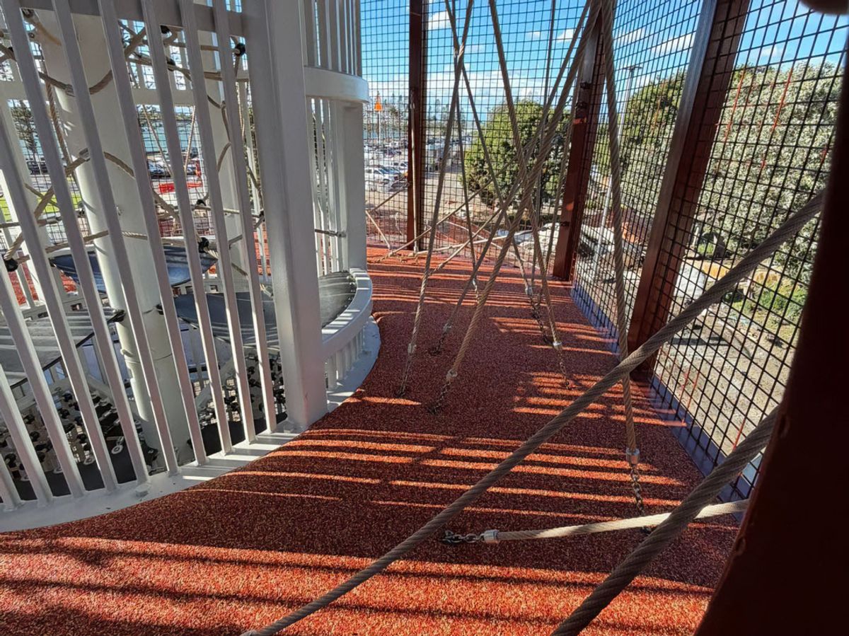 Rosehill TPV ® used on adventure play tower in Newcastle, Australia - Image 2
