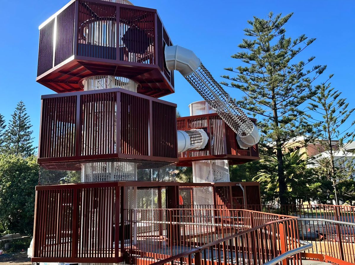 Rosehill TPV ® used on adventure play tower in Newcastle, Australia - Image 1