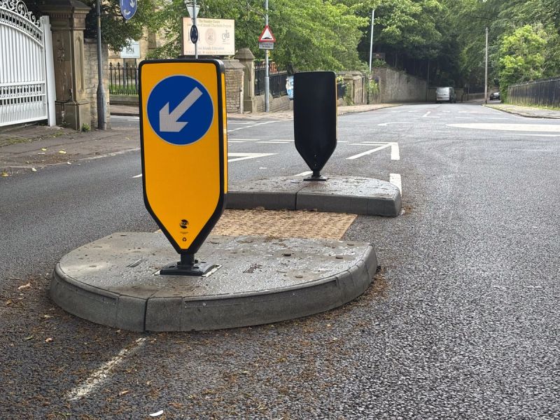 Calderdale College Junction Upgraded with Rosehill Traffic Islands