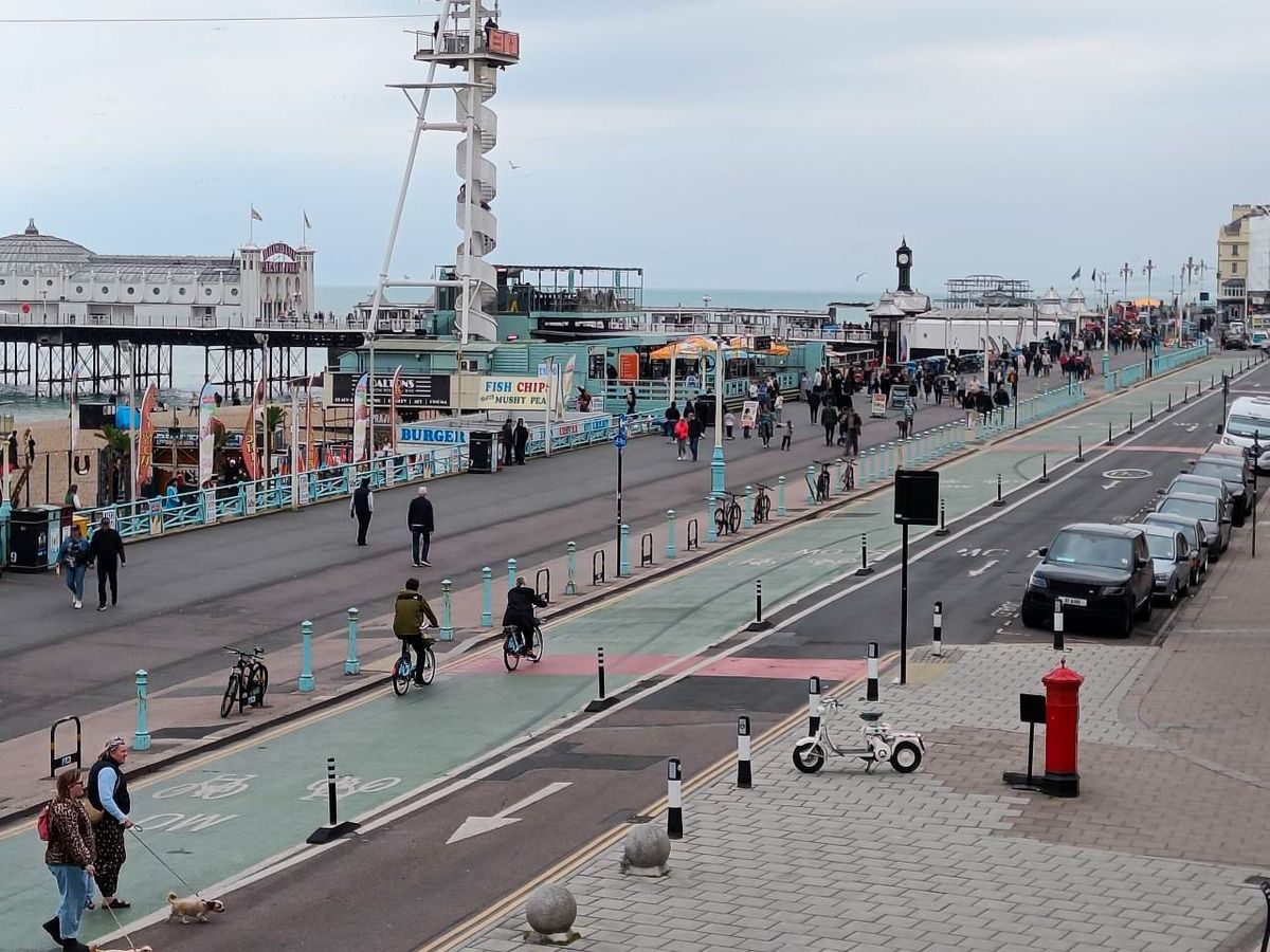 Safer cycling on Brighton’s seafront