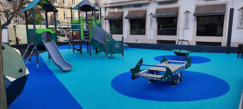 Rosehill TPV Softfall Surfacing At Campo Castelo Park