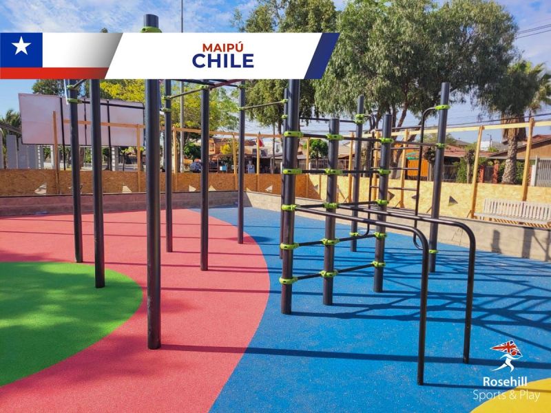 Bold New Fitness Area In Maipú