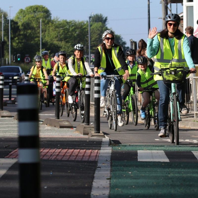 Cycling safety upgrades in Stretford