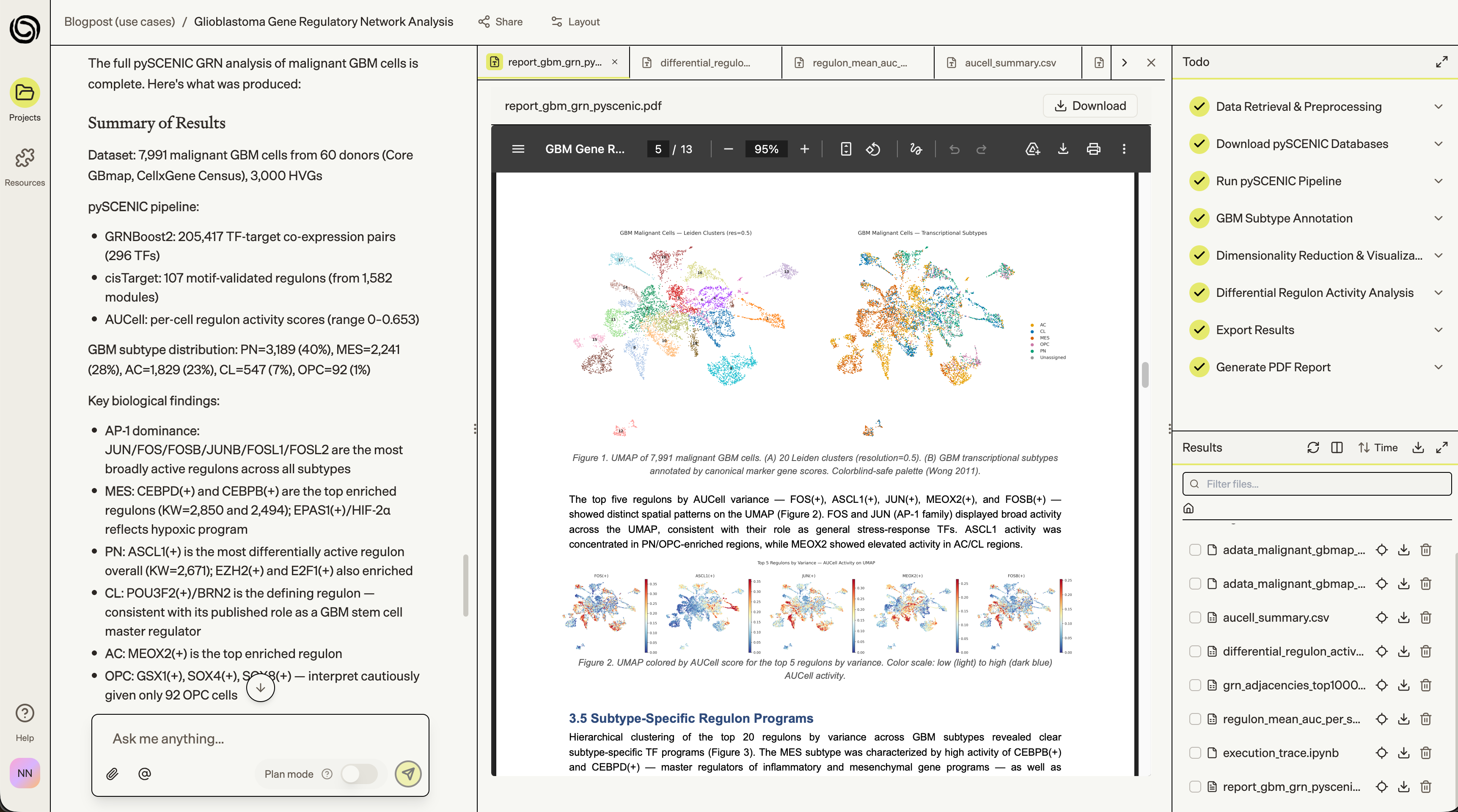Gene Regulatory Network Analysis