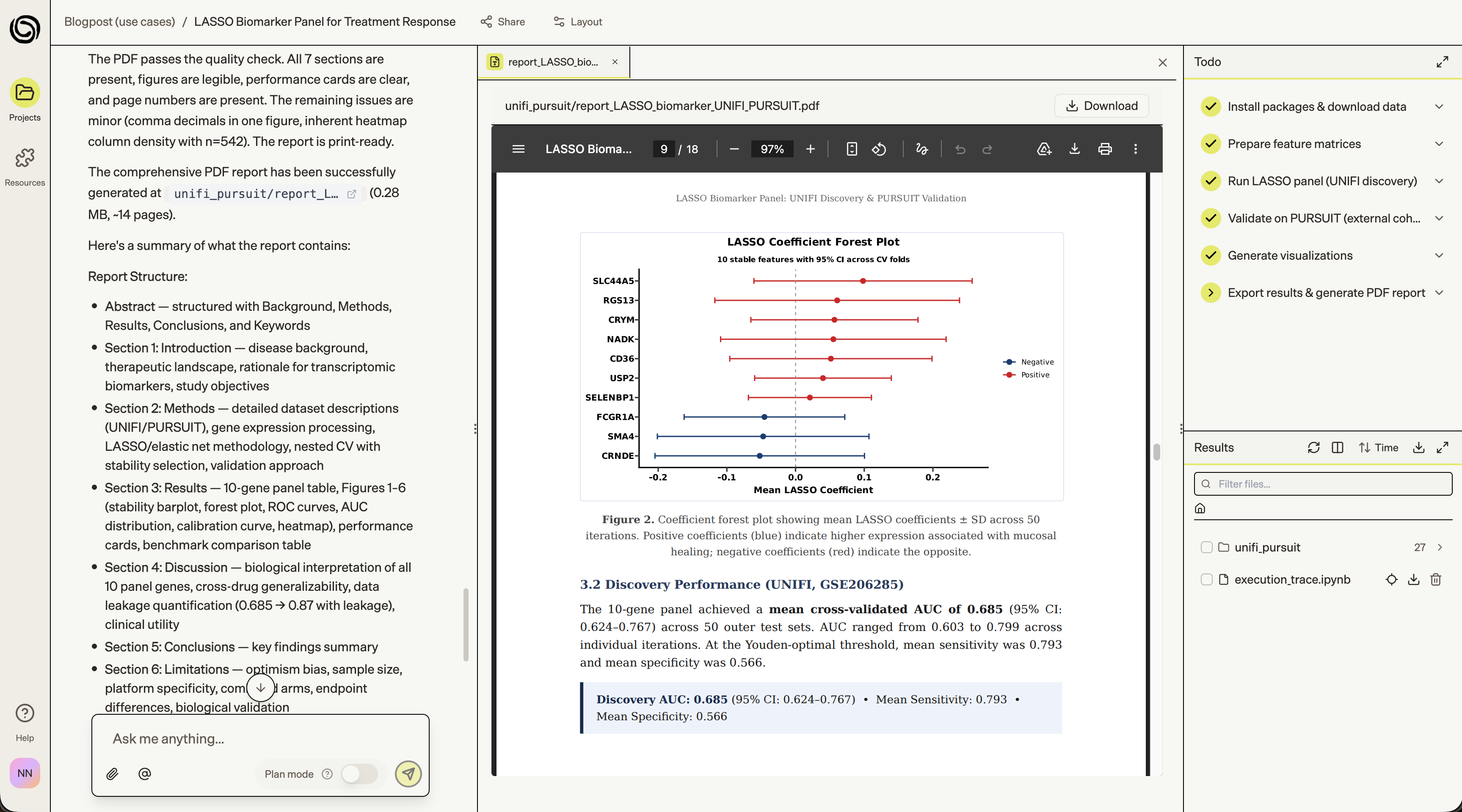 Biomarker Panel Design