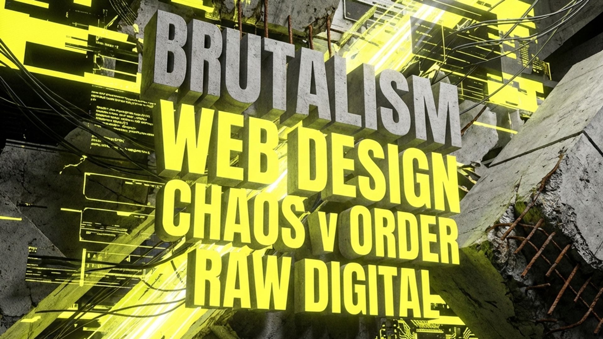 Brutalizm w Web Designie: Od Architektury do Cyfrowej Rewolucji