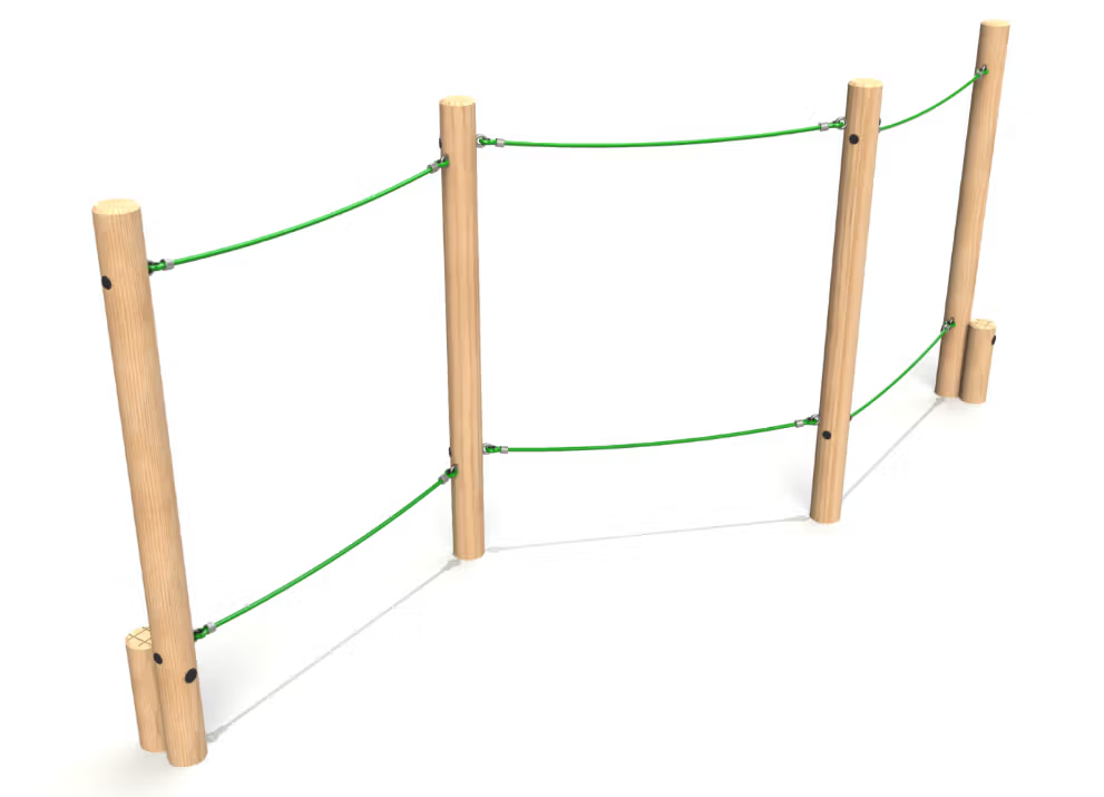 Triple rope walk