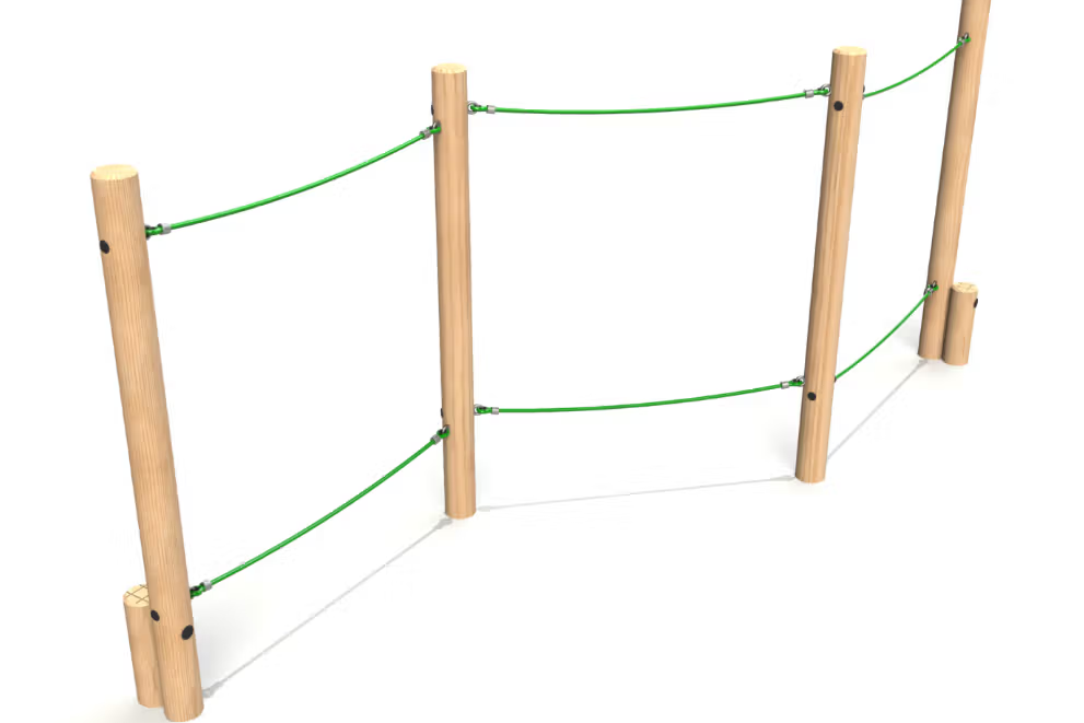 Triple rope walk