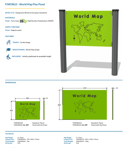 World Map Play Panel Specification
