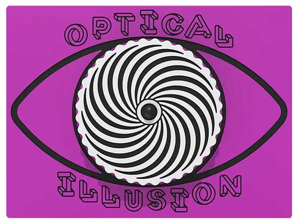 Spinning Spiral Optical Illusion Play Panel Thumbnail 2