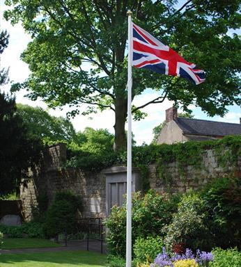 Classic fibreglass flag pole