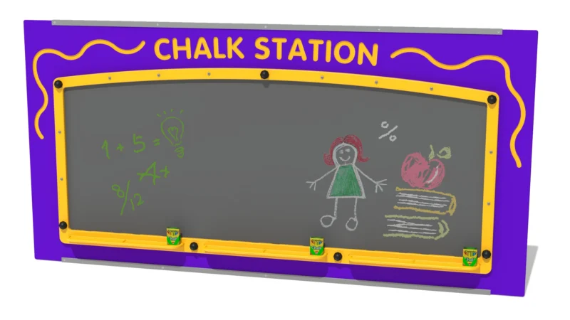 Giant Chalkboard Station Play Panel