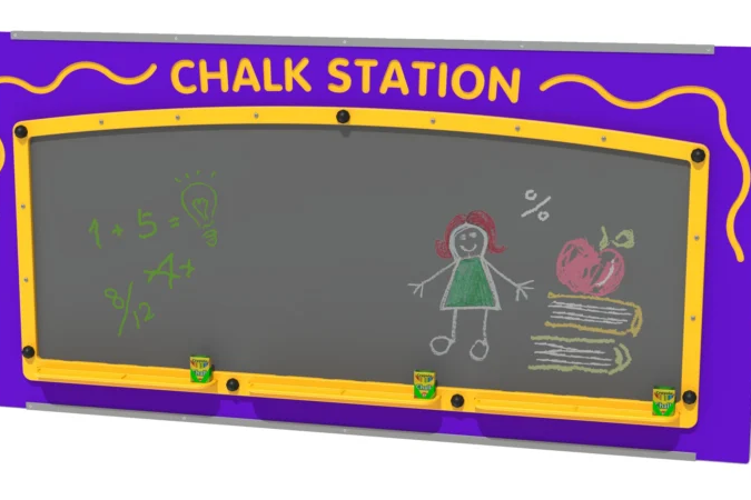 Giant Chalkboard Station Play Panel