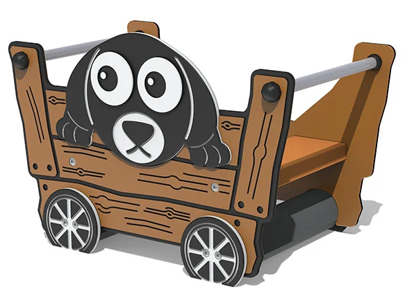 Tractor Trailer with Dog Thumbnail 1