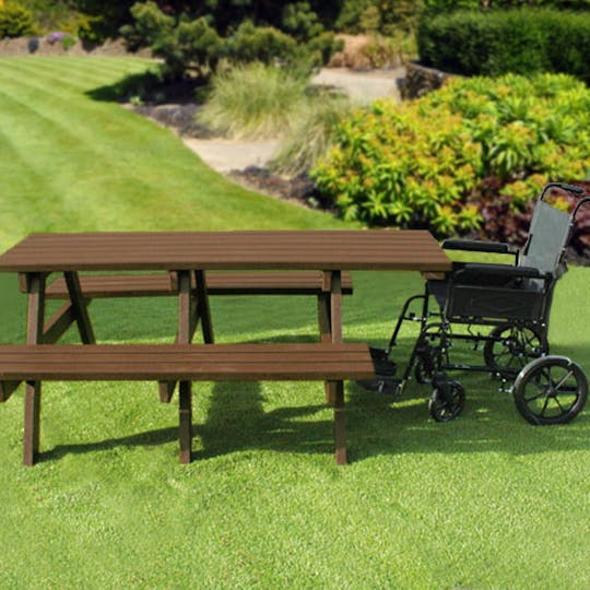 Wheelchair accessible picnic benches Thumbnail 2