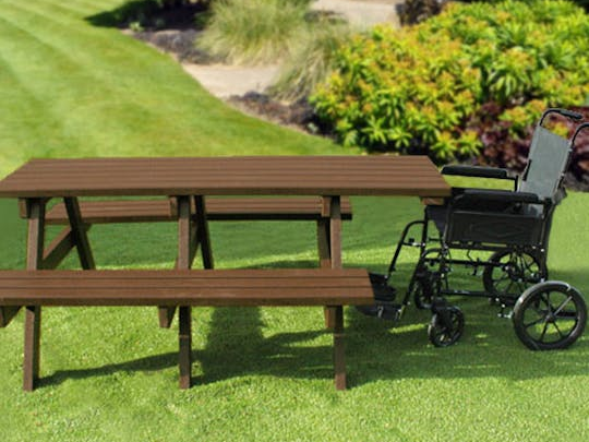 Wheelchair accessible picnic benches Thumbnail 2
